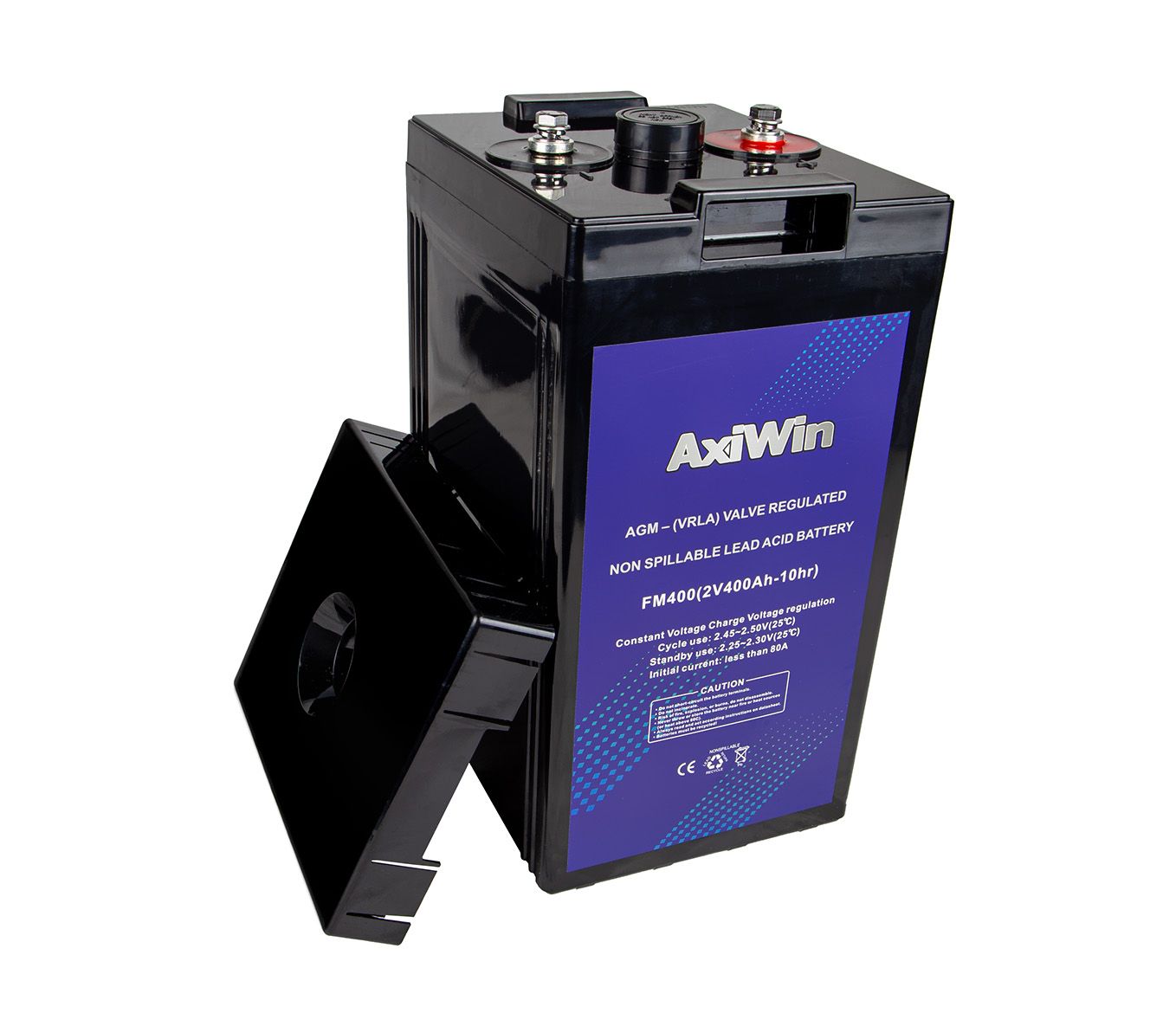 FM400-2 AxiWin Single Cell VRLA AGM Loodaccu