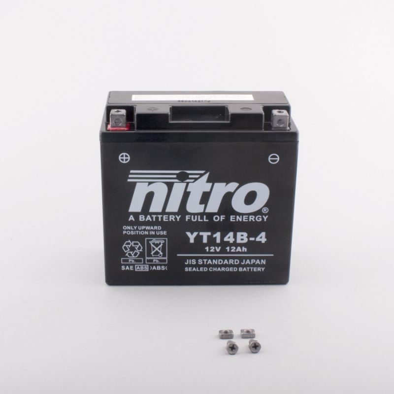 NT14B-4 SLA / YT14-B4 GEL Nitro GEL - VRLA factory activated motoraccu