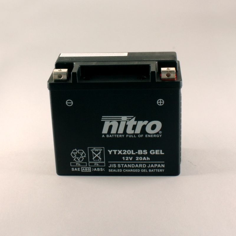 NTX20L SLA / YTX20L-BS GEL Nitro GEL - VRLA factory activated motoraccu