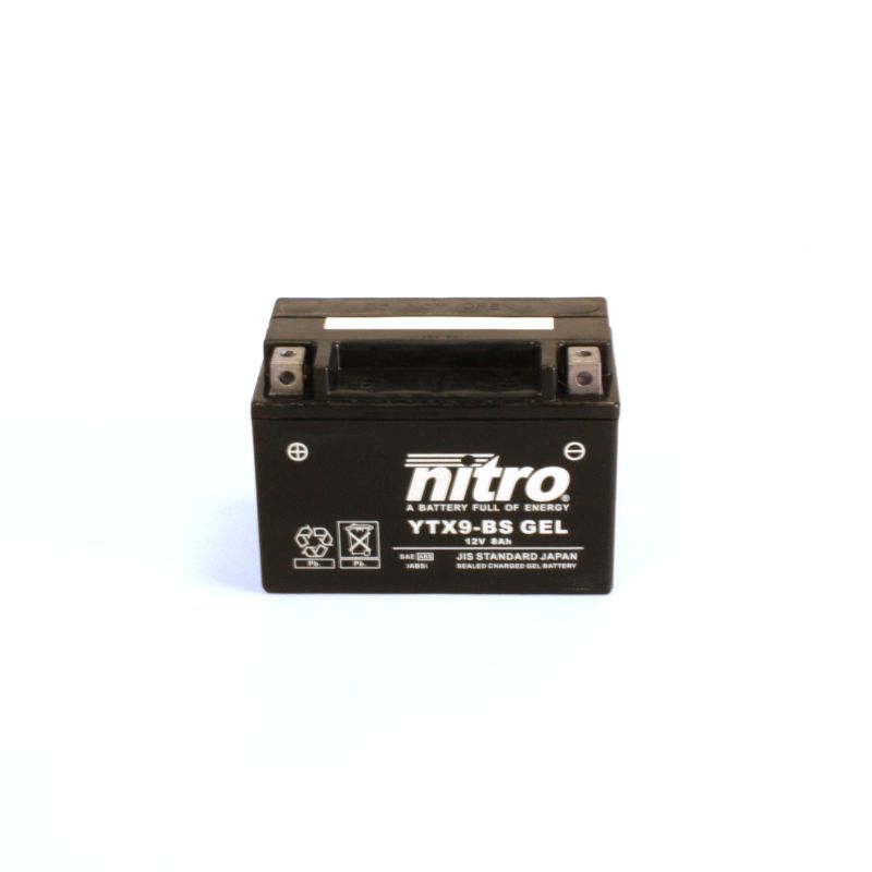 NTX9 SLA / YTX9-BS GEL Nitro GEL - VRLA factory activated motoraccu