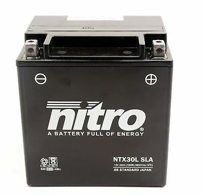 NTX30L SLA / YTX30L-BS GEL Nitro GEL - VRLA factory activated motoraccu