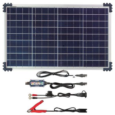 Solar 40W Optimate Solar Duo lader, 40W zonnepaneel 12V 3,33 AMP maximale laadstroom.
