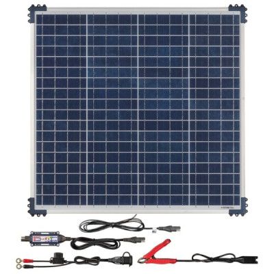 Solar 60W Optimate Solar Duo lader, 60W zonnepaneel 12V 5 AMP maximale laadstroom.