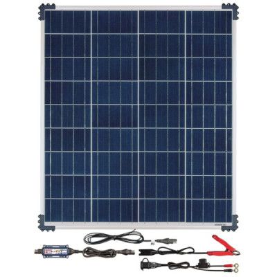 Solar 80W Optimate Solar Duo lader, 80W zonnepaneel 12V 6,7 AMP maximale laadstroom.