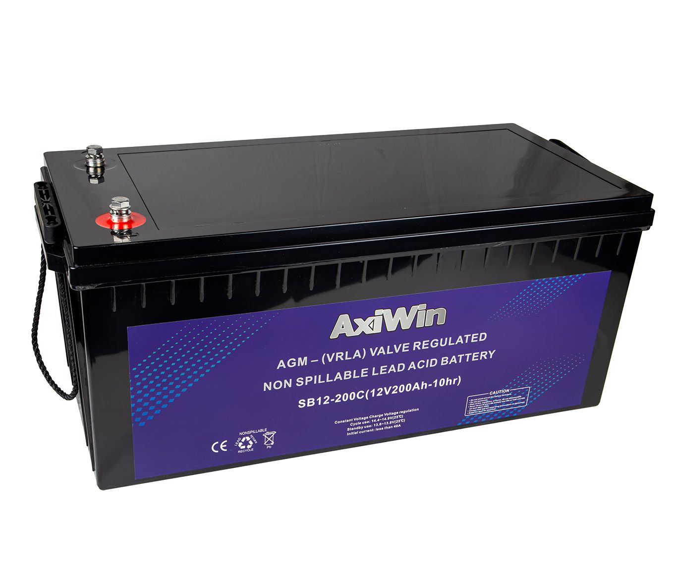 SB12-200C VRLA General Purpose AGM accu