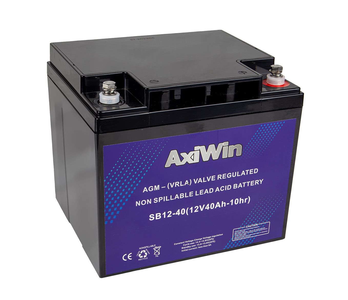 SB12-40 VRLA General Purpose AGM accu