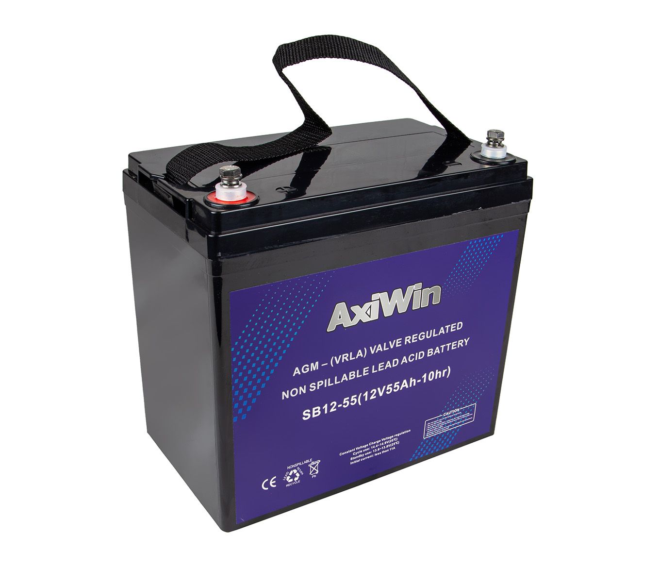 SB12-55 VRLA General Purpose AGM accu