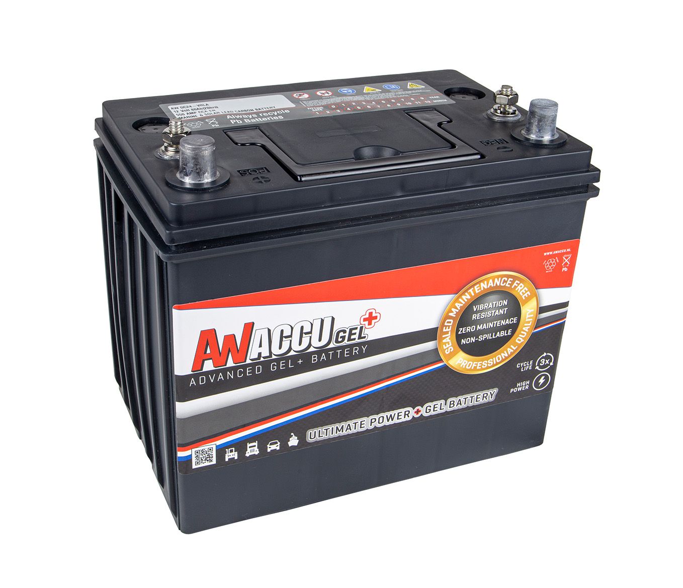 DC24-VRLA VRLA lead carbon Dual purpose SLI accu