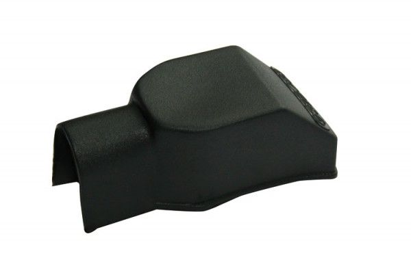 AW314Z Zwarte afdekkap / poolbeschermer voor meerdere kabels (hoog model)