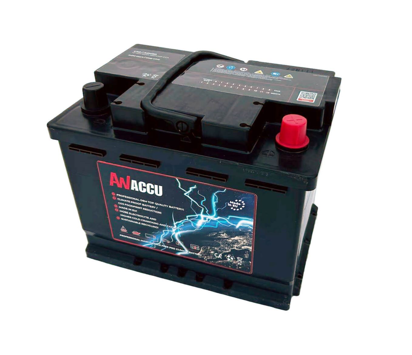 AGM60 / VR680 VRLA AGM start-stop / Dual purpose accu