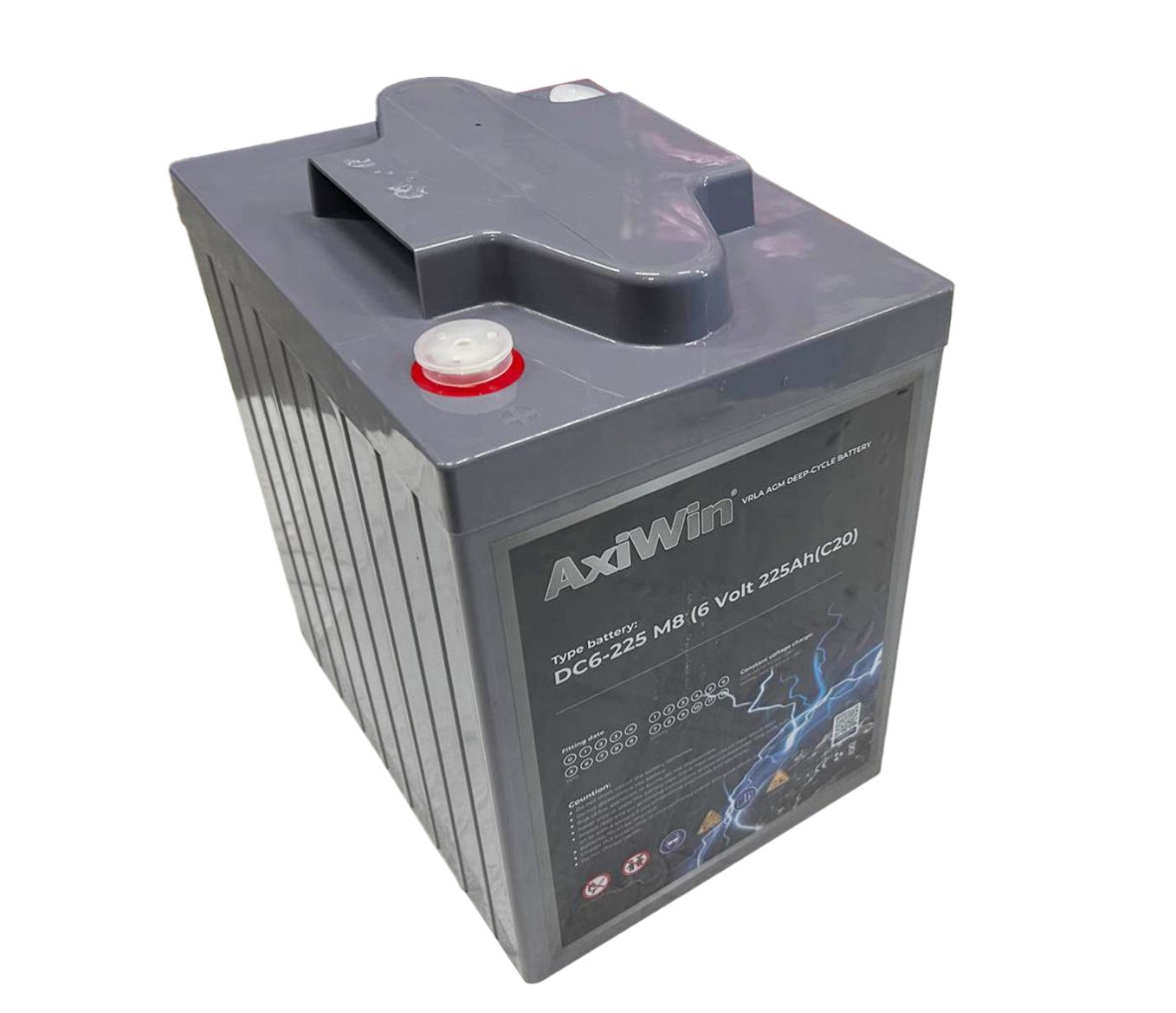 DC6-225 AxiWin Dual purpose VRLA AGM Loodaccu