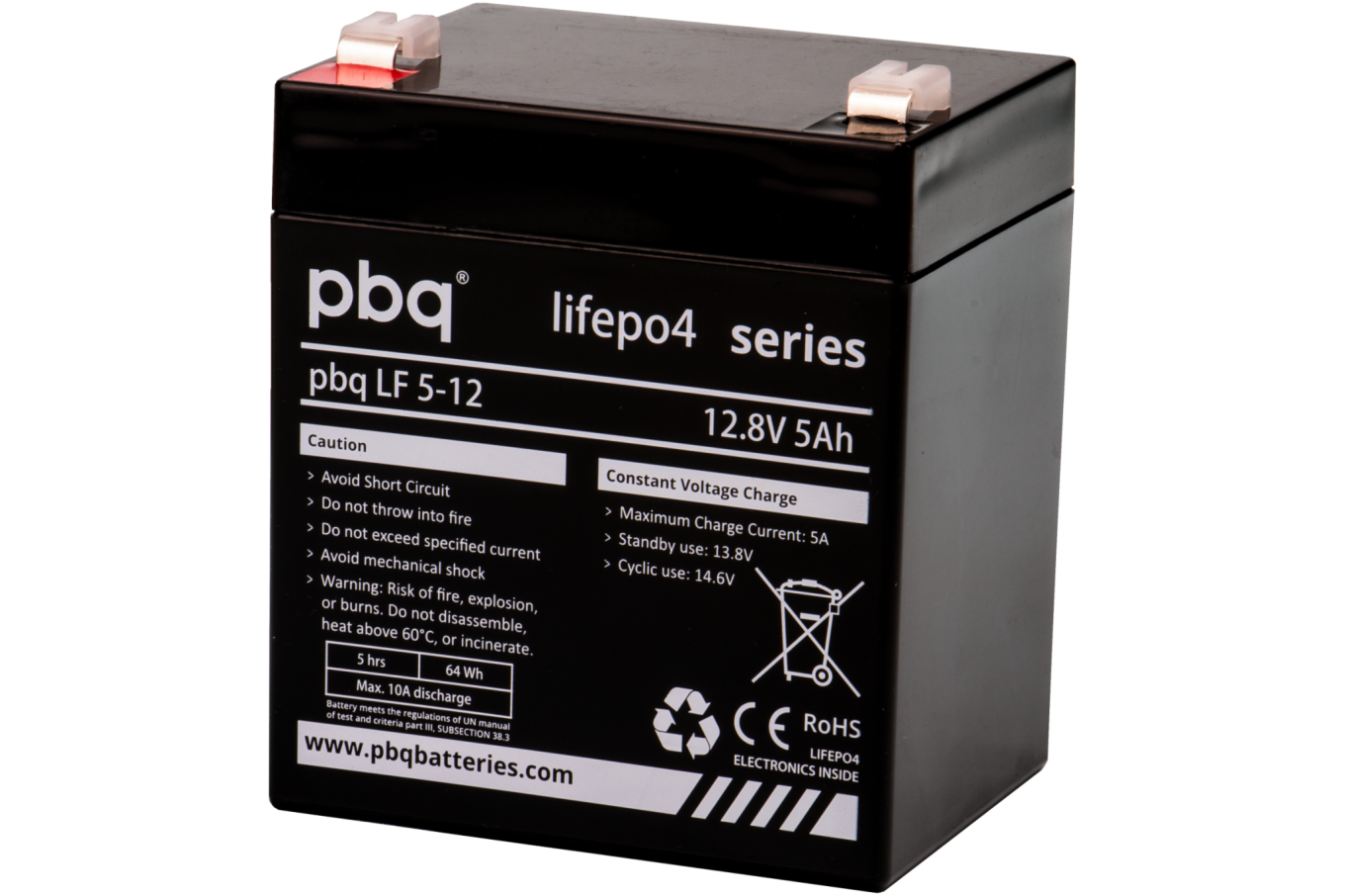 PBQ LF5-12 PBQ Lithium LiFeP04 Dual purpose accu 