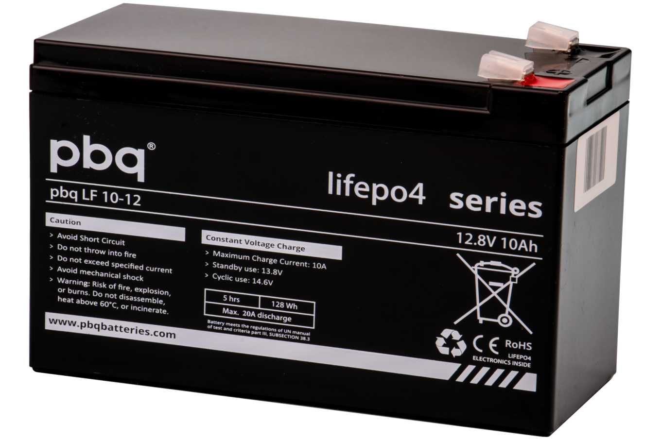 PBQ LF10-12 PBQ Lithium LiFeP04 Dual purpose accu