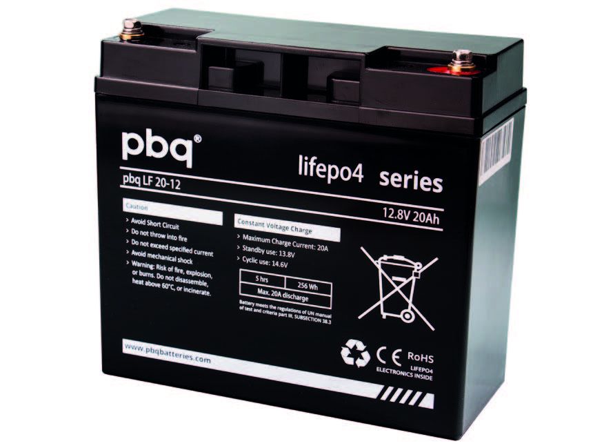 PBQ LF20-12 PBQ Lithium LiFeP04 Dual purpose accu