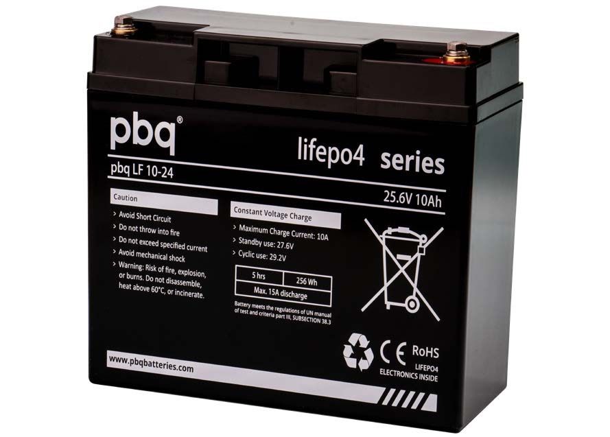 PBQ LF10-24 PBQ Lithium LiFeP04 Dual purpose accu