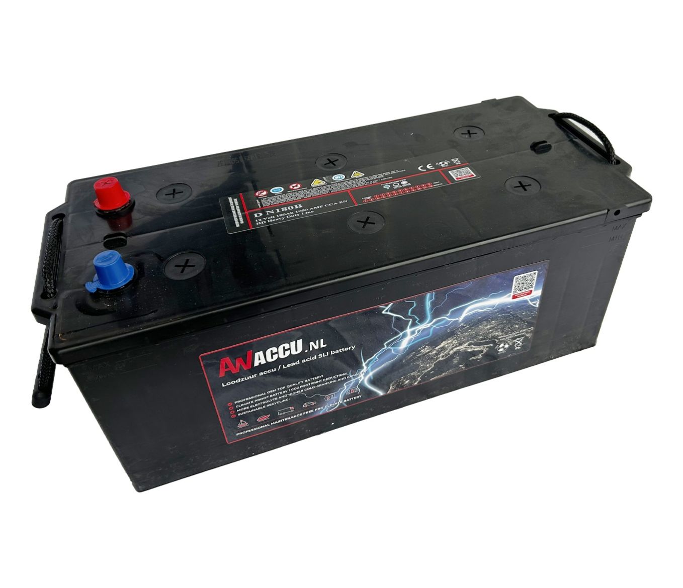 D N180 B / 68022HD Classic SLI loodzuur Heavy-Duty accu (met insert doppen)