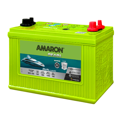 M31L-105 Amaron Pearl Marine / Leisure extra deep-cycle accu