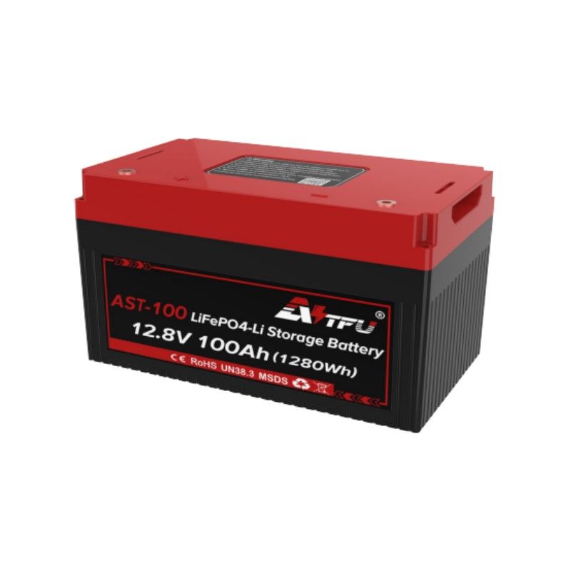 AW AST-100 Lithium LiFePO4 accu (merk AST) Smart BMS met verwarming