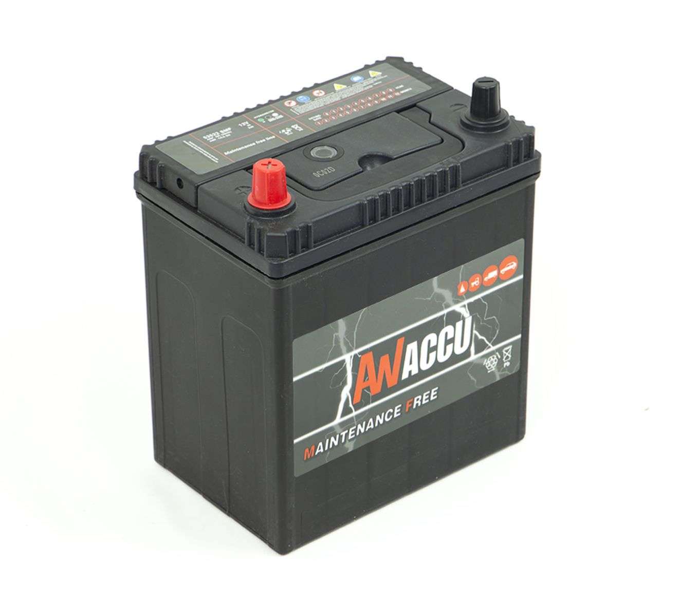53522AGM VRLA AGM start-stop / Dual purpose accu 12V 35Ah(20hrs) 300 AMP