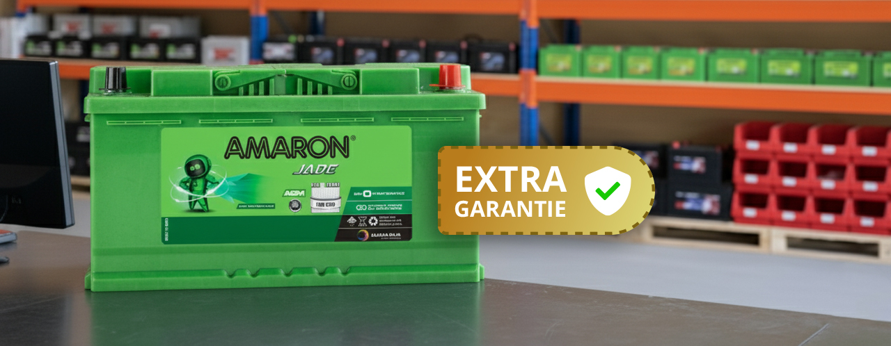 Amaron accu met extra garantie