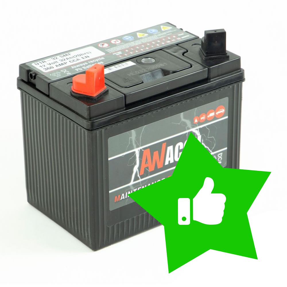 Landport (LP) U1-9 motor accu 12 volt 24,0 ah